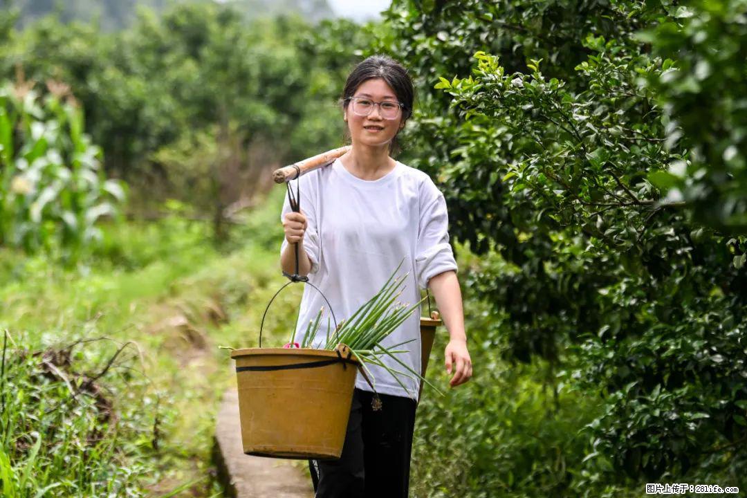 全网追的“扁担女孩”，找了一份暑假工，时薪12元 - 鞍山生活资讯 - 鞍山28生活网 as.28life.com